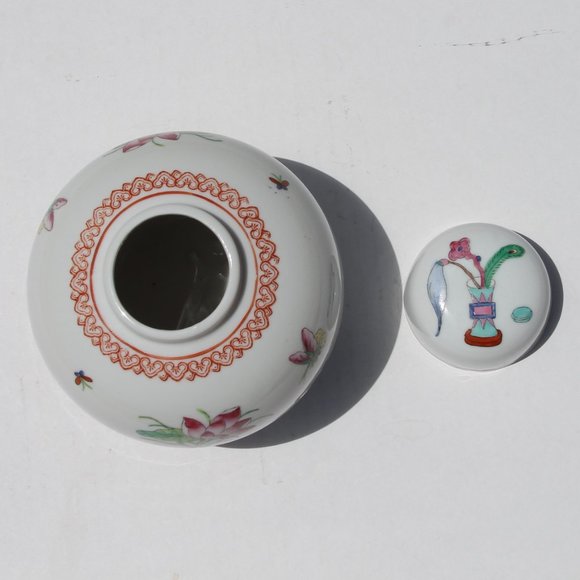 Delightfully Odd Vintage Hong Kong Ginger Jar with Lid, GREAT Gift! - Picture 10 of 10